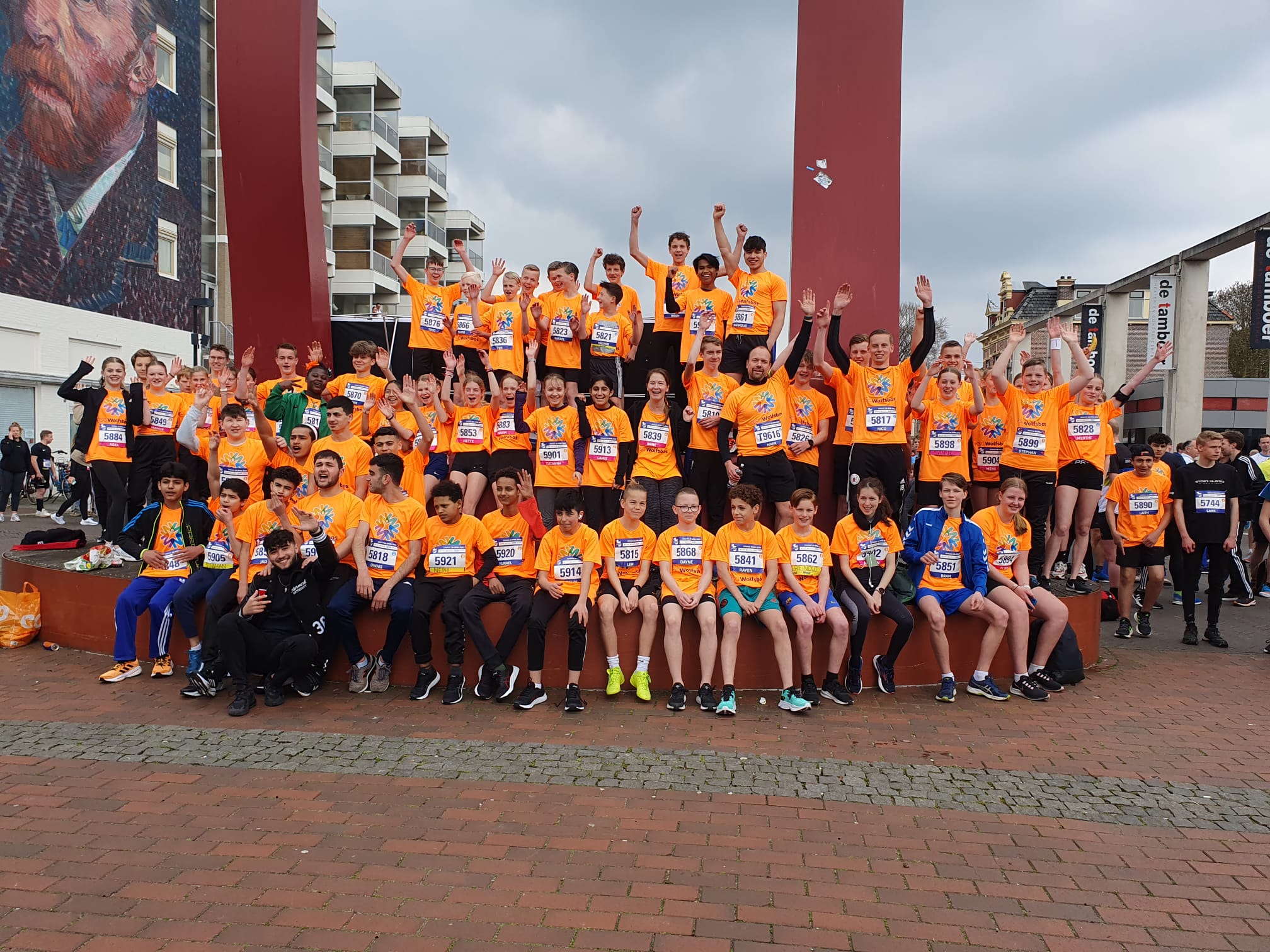 Record aantal leerlingen en docenten doen mee aan Cascaderun