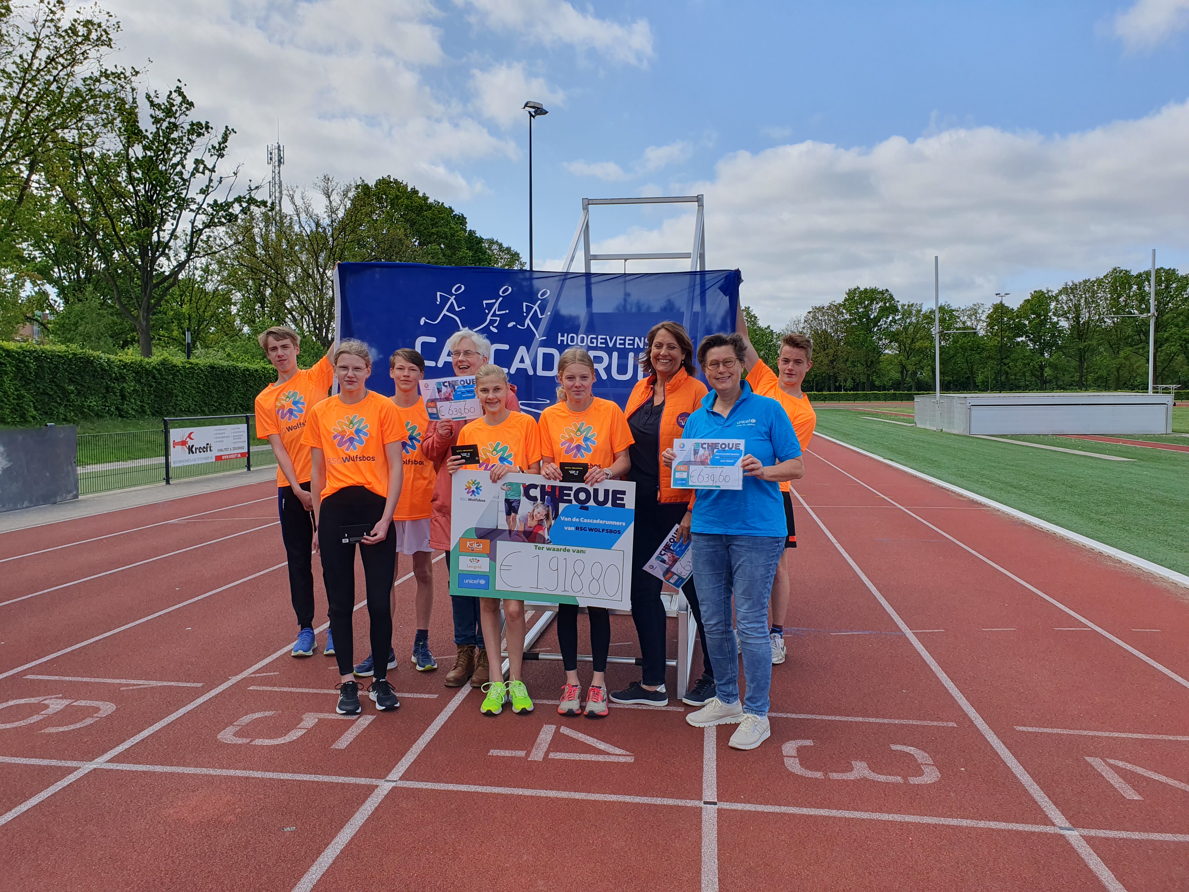 Wolfsbos haalt bijna €2.000,- op voor goede doelen tijdens Cascaderun